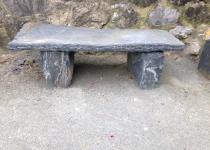 <p>Grey 130cm by 50cm bench Sold</p>